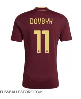 Günstige AS Roma Artem Dovbyk #11 Heimtrikot 2024-25 Kurzarm